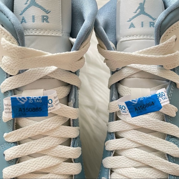 Jordan 1 Mid Sail Worn Blue UNC PRICE FIRM - Picture 13 of 13